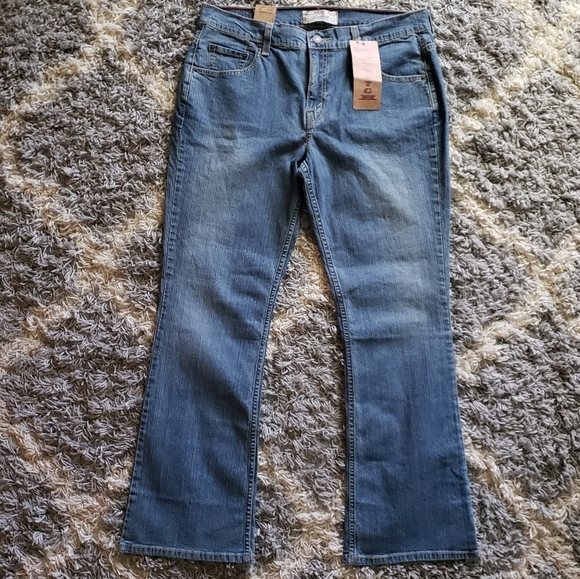 NWT Levi's Slim Fit Boot Cut Jeans 12 Short - Picture 6 of 8